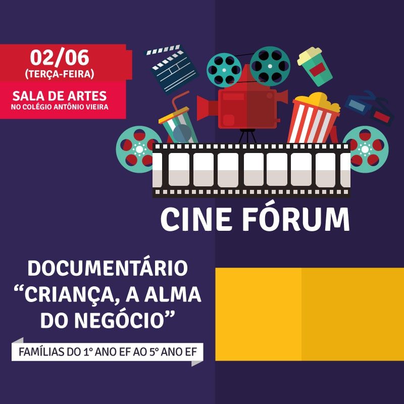 Vieira realiza primeira edição do Cine Fórum