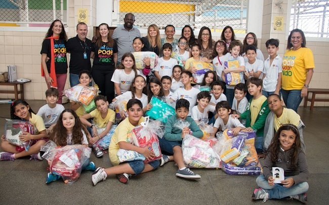Alunos do 4º ano EF se mobilizam para ajudar Hospital Martagão Gesteira