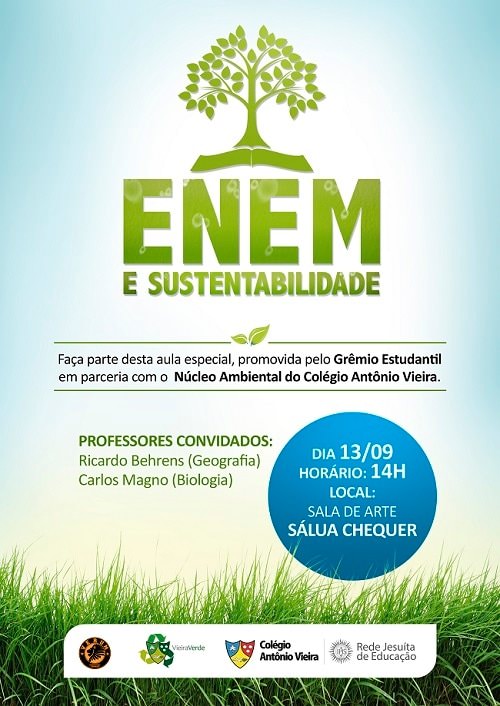 Aula discute o tema “sustentabilidade” no ENEM