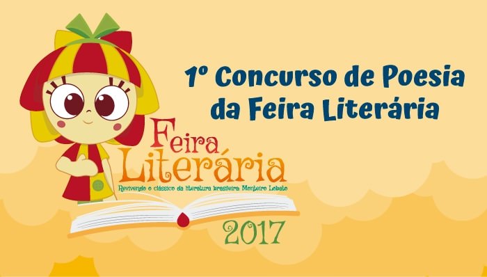 Feira Literária 2017 terá a primeira edição do Concurso de Poesia