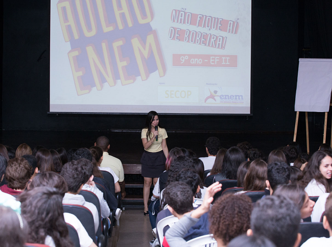 Vieira promove evento sobre Enem para alunos do Ensino Fundamental