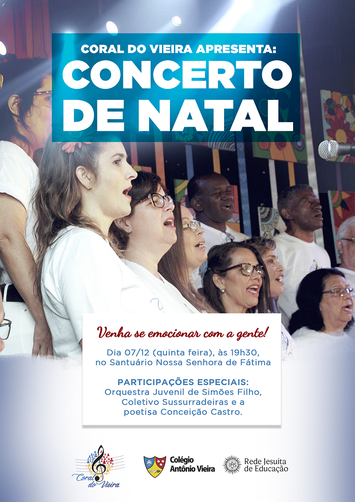 Coral do Vieira apresenta Concerto de Natal no dia 07/12