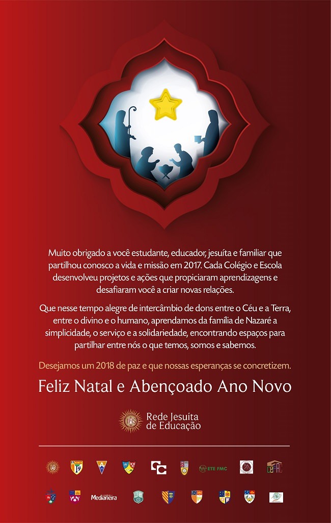 Mensagem de Natal e Ano Novo da Rede Jesuíta de Educação | Colégio Antônio  Vieira - Rede Jesuíta de Educação - Salvador BA