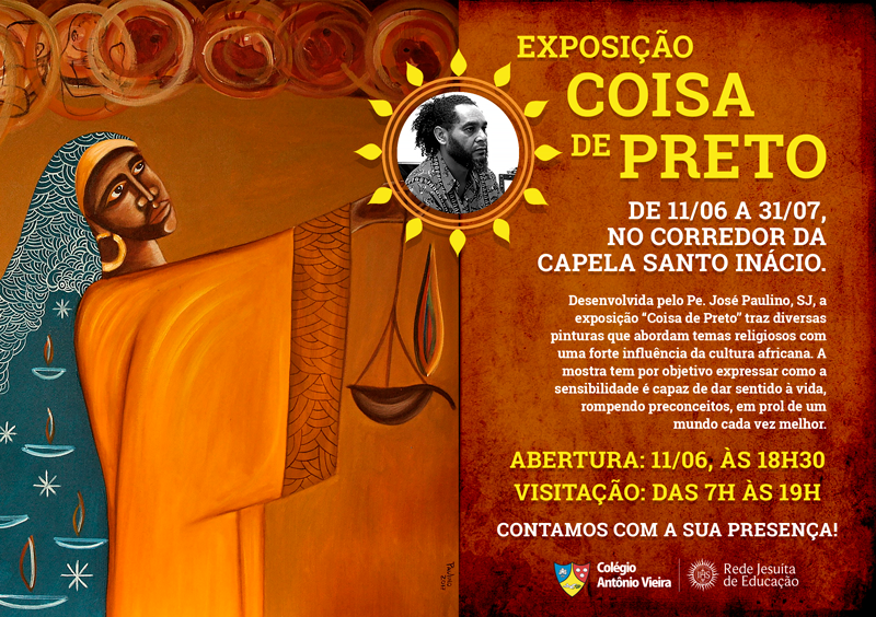 Vieira recebe exposição “Coisa de Preto”