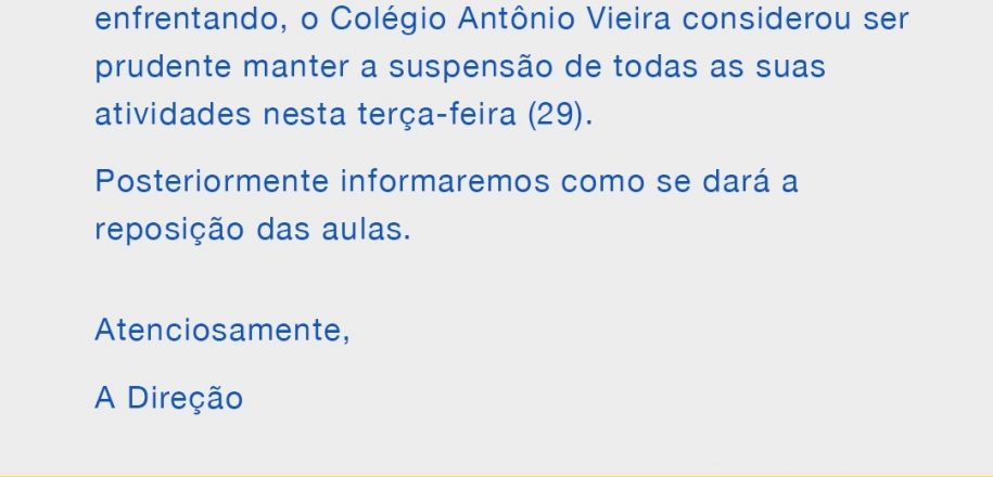 Comunicado oficial