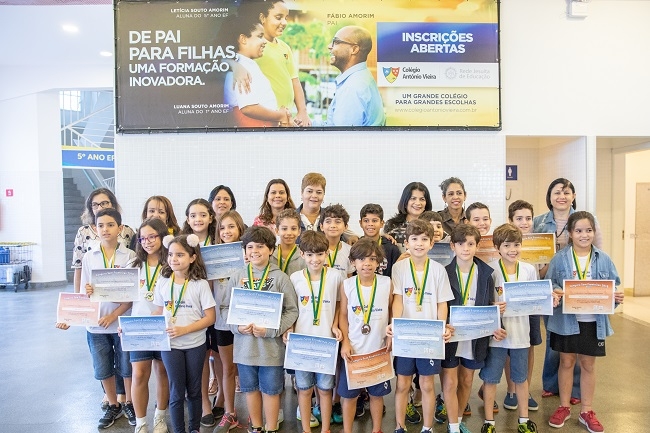 184 Vieirenses são premiados na Olimpíada Canguru de Matemática