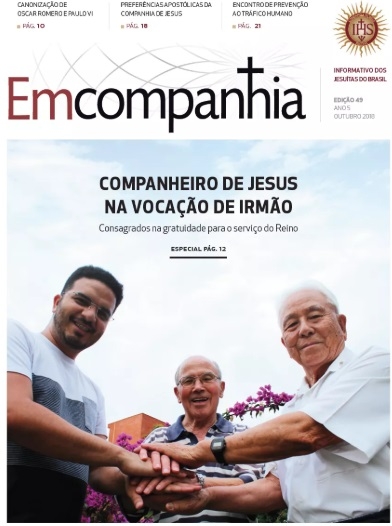 Informativo “Em Companhia” aborda identidade do Irmão Jesuíta