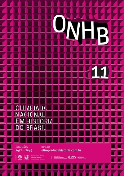 11ª Olimpíada Nacional em História do Brasil tem inscrições abertas