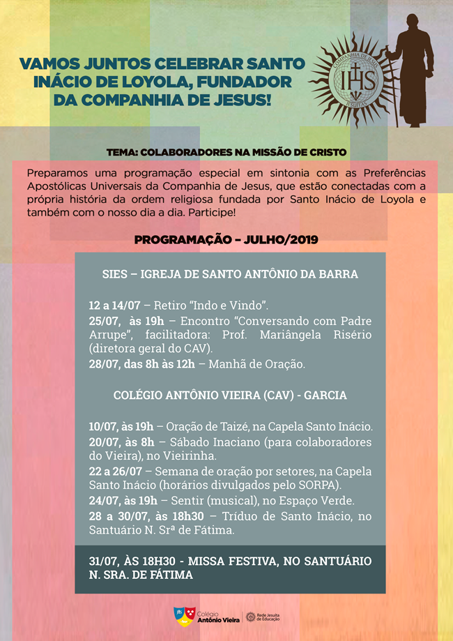 Programação do Mês Inaciano dialoga com Preferências Apostólicas Universais