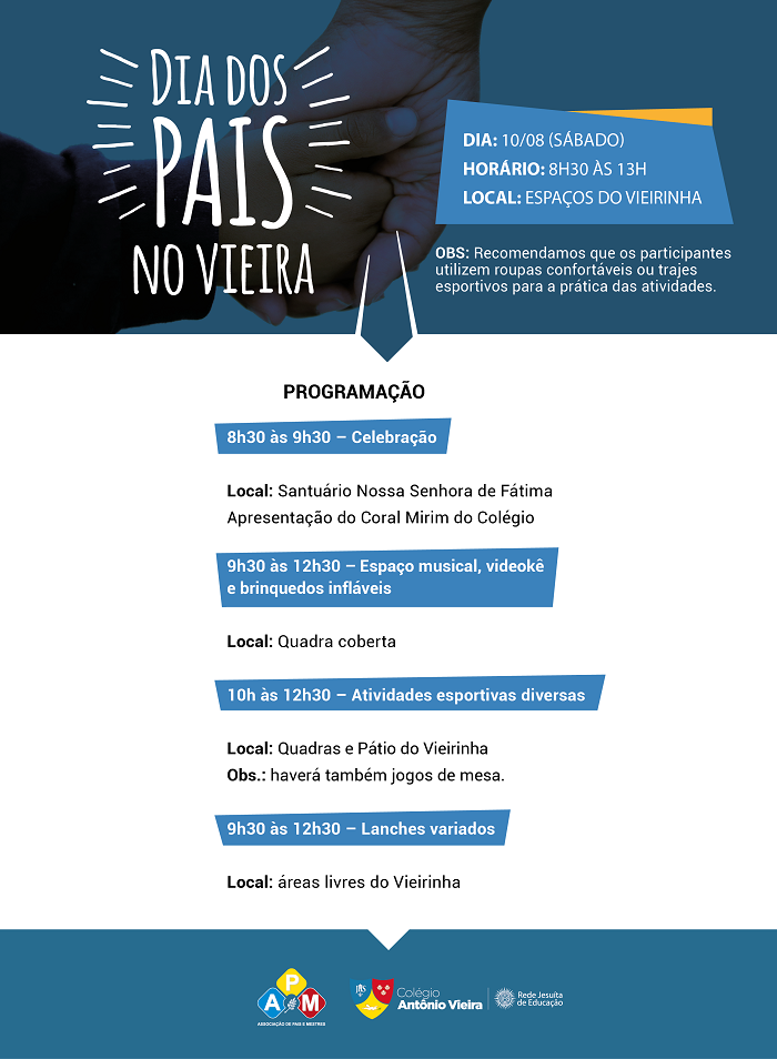 APM e Vieira realizam evento do Dia dos Pais