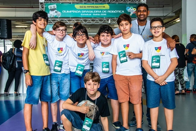 Equipes da Robótica do Vieira ficam entre as melhores na OBR 2019