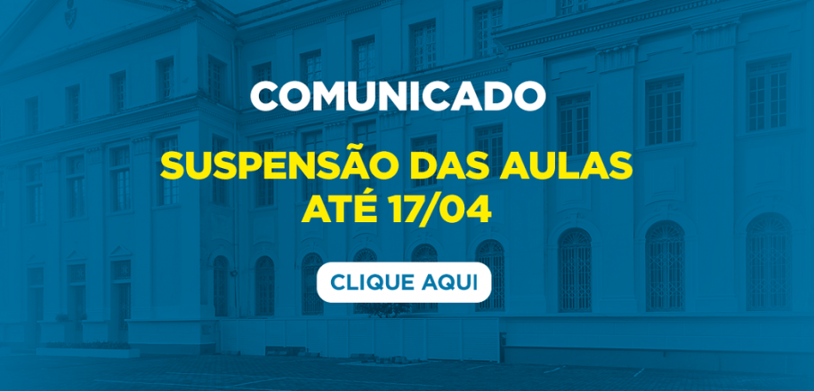 Vieira suspende aulas até 17/04