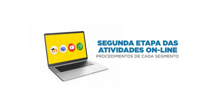 Procedimentos da segunda etapa das atividades on-line
