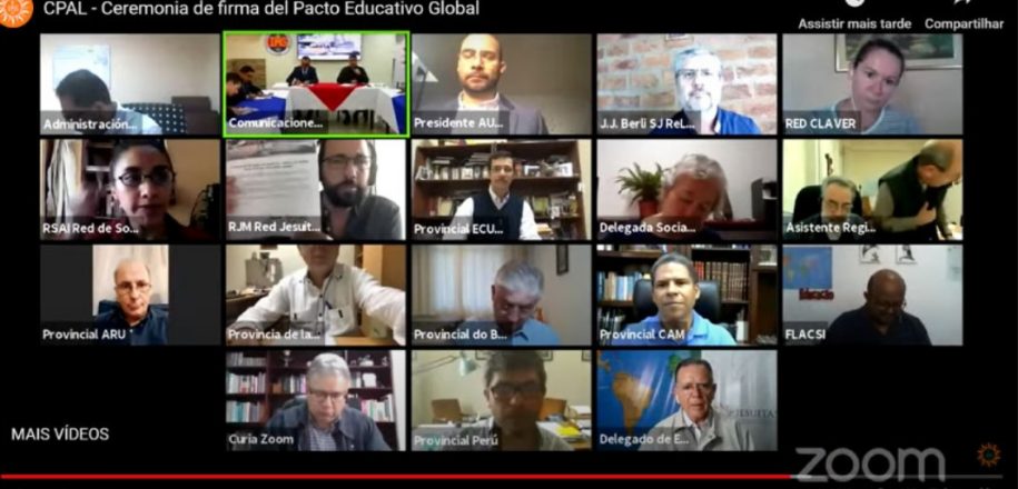 Cerimônia marca assinatura do Pacto Educativo Global