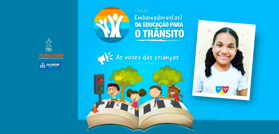 Aluna do Vieira é condecorada pela Transalvador como embaixadora da Educação para o Trânsito