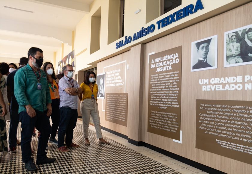 Salão Anísio Teixeira é inaugurado integrando espaços de aprendizagem do Vieira