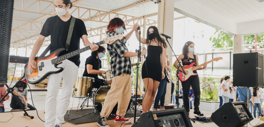 Núcleos estudantis do Vieira reabrem inscrições e divulgam atividades com música, dança e exposição