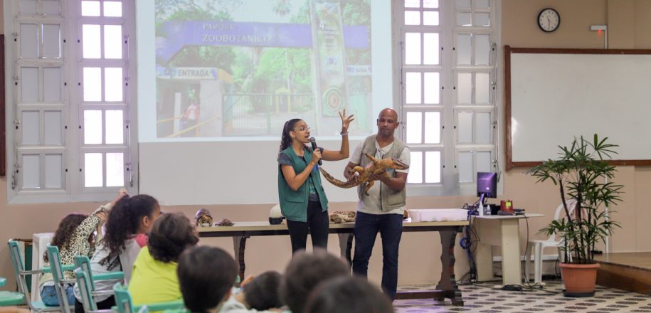 Crianças ampliam aprendizagem sobre preservação da fauna em projeto Zoo na Escola