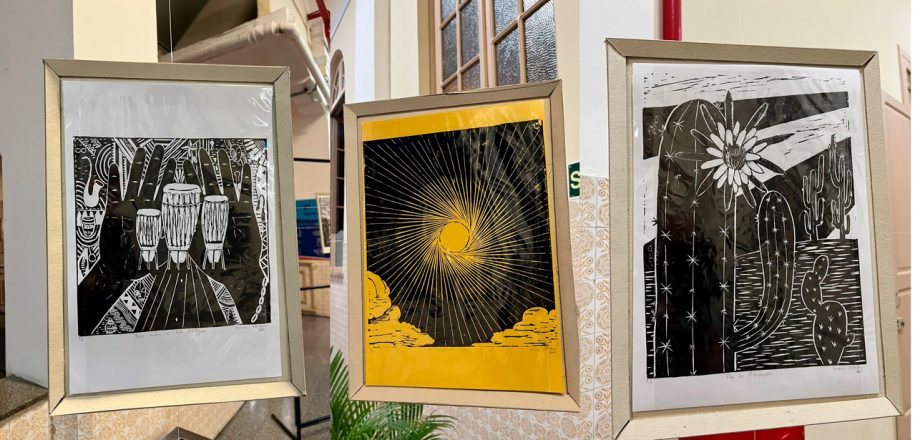Vieira apresenta mostra de xilogravuras
