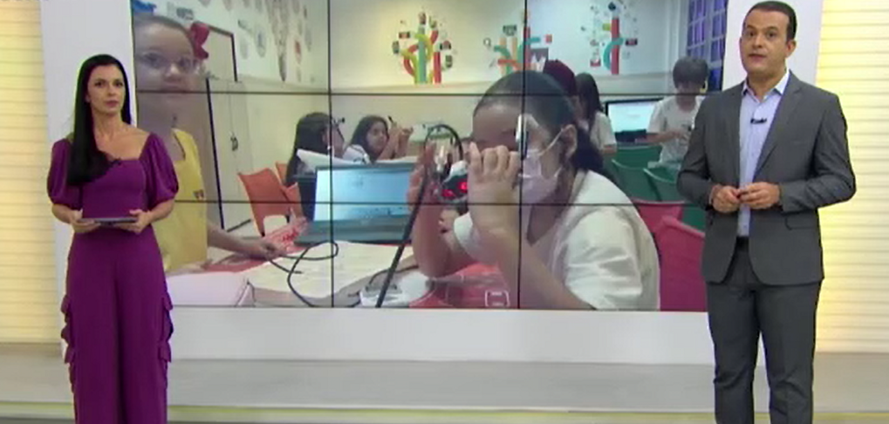 TV Bahia e Rádio Nova Brasil FM destacam projeto do Vieira que sensibiliza crianças para