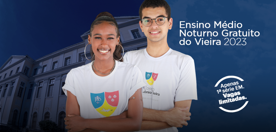 Jovens podem cursar Ensino Médio Noturno Gratuito no Vieira em 2023