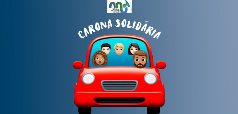 Estudantes do Núcleo Ambiental e de eletiva do Vieira convidam famílias a adotar Carona Solidária