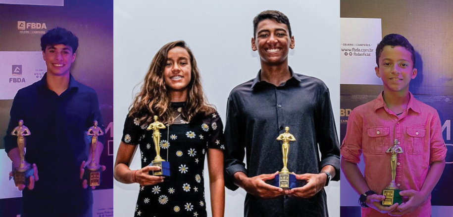 Estudantes do Vieira são premiados pela Federação Bahiana de Desportos Aquáticos