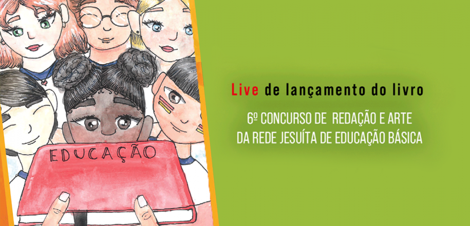 Live marca lançamento do novo livro do Concurso de Redação e Arte da Rede Jesuíta de Educação