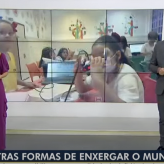 Matéria Jornal da Manhã | Óculos para pessoas com deficiência visual