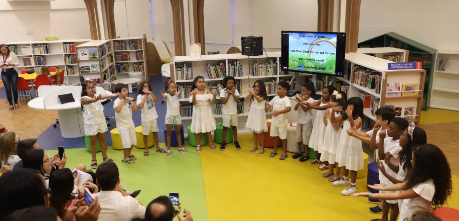Alunos do Tempo Integral do Vieira apresentam produções do projeto ‘Criançando pelo mundo’