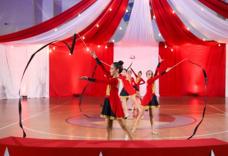Com tema Circo, 8ª Mostra de Ginástica Rítmica do Vieira encanta público