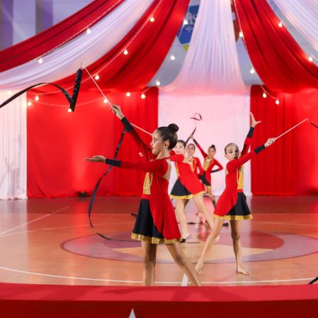 Com tema Circo, 8ª Mostra de Ginástica Rítmica do Vieira encanta público