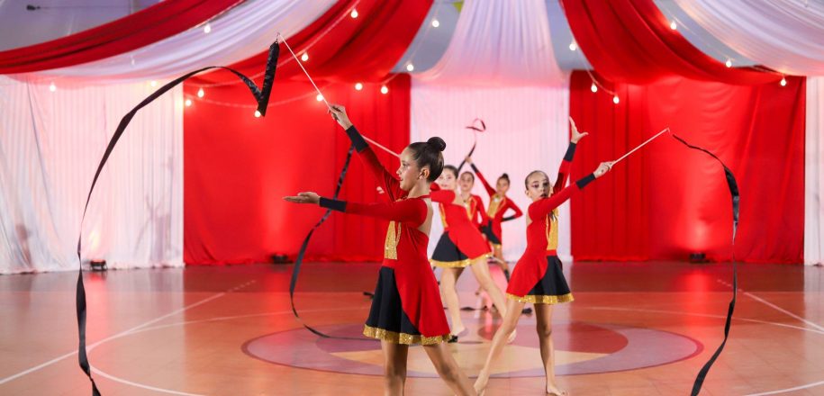 Com tema Circo, 8ª Mostra de Ginástica Rítmica do Vieira encanta público