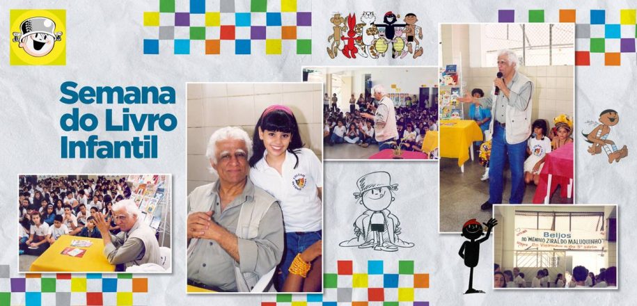 Ziraldo é homenageado pela Biblioteca do Vieirinha na Semana do Livro Infantil