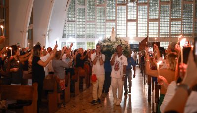 Dom Marco Eugênio Galrão preside missa festiva de Nossa Senhora de Fátima em santuário do Vieira