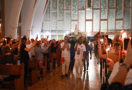 Dom Marco Eugênio Galrão preside missa festiva de Nossa Senhora de Fátima em santuário do Vieira