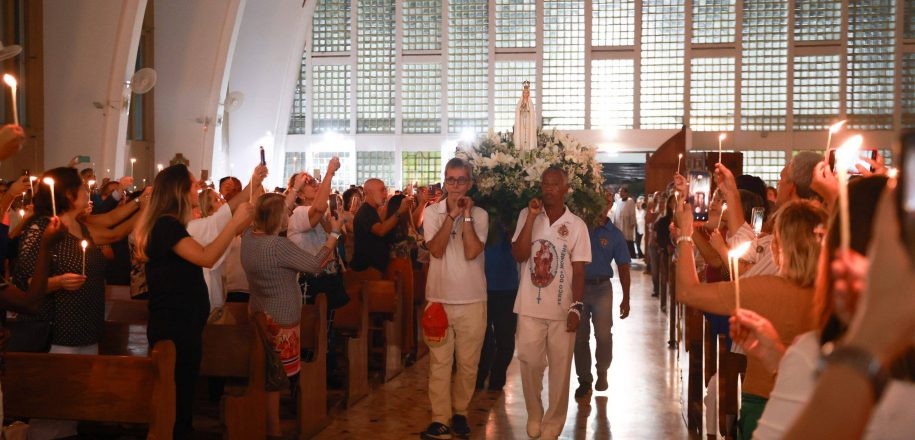 Dom Marco Eugênio Galrão preside missa festiva de Nossa Senhora de Fátima em santuário do Vieira