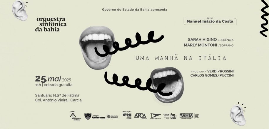 Osba apresenta trechos de óperas italianas em concerto no próximo domingo (25) no Santuário Nossa Senhora de Fátima