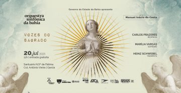Orquestra sinfônica apresenta concerto 'Vozes do Sagrado' com entrada franca no santuário do Vieira