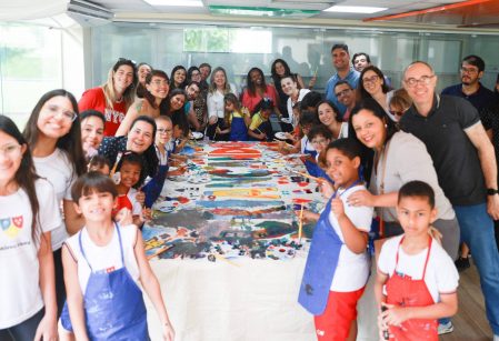 Famílias têm momento de aprendizagem e valorização do brincar em culminância do Projeto Criançando