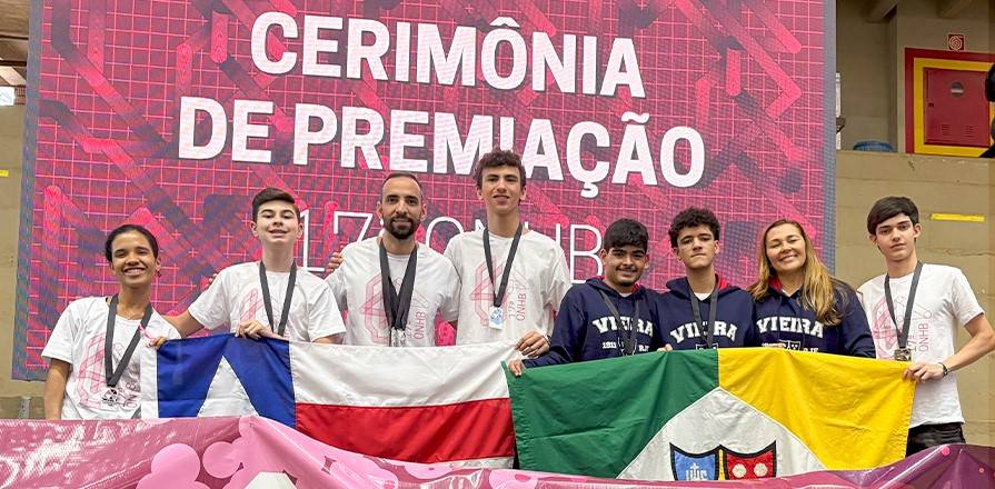 Vieira é medalhista na Olimpíada Nacional de História do Brasil realizada em São Paulo