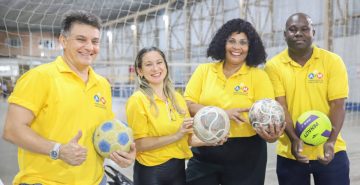 APM Esportes disponibiliza quadras do Vieira para futsal, vôlei e baleado entre familiares de alunos