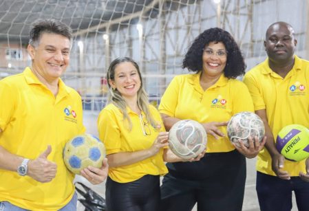 APM Esportes disponibiliza quadras do Vieira para futsal, vôlei e baleado entre familiares de alunos