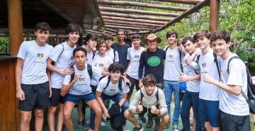 Estudantes do Vieira desenvolvem cidadania ambiental em aula de campo no Parque das Dunas