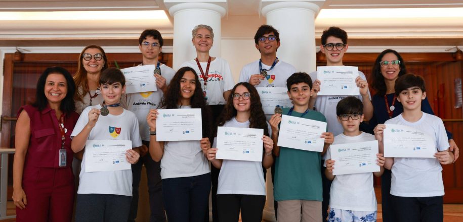 Estudantes do Vieira são premiados em olimpíada de matemática realizada pela Ufba