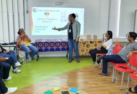 Comitê para Educação Étnico-racial do Vieira promove palestra sobre práticas pedagógicas para uma cultura antirracista