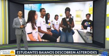Estudantes do Vieira ganham destaque na imprensa local e nacional por descoberta de 13 asteroides