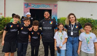 Alunos da RobotiCAV são finalistas do maior evento de robótica da América Latina   