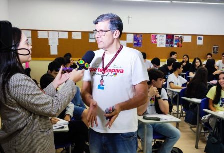 Vieira dá dicas sobre Enem em reportagem da Band