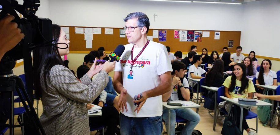 Vieira dá dicas sobre Enem em reportagem da Band